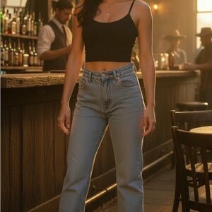 Copper Flesh NWTS boot cut jeans